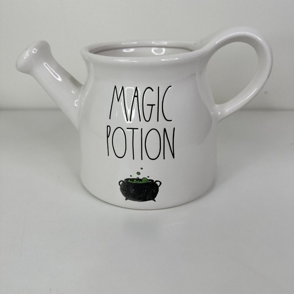 RAE DUNN Ceramic Watering Can‎ "Magic Potion" Artisan Collection by Magenta 195